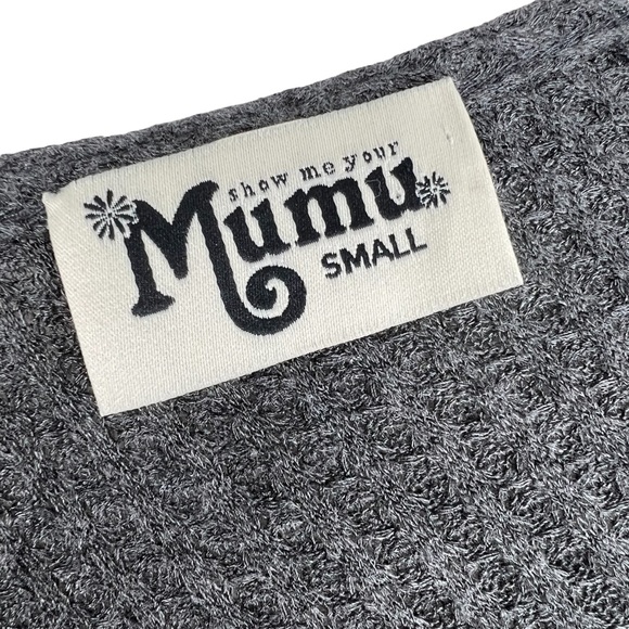 Show me your mumu murray slouchy grey top Small - Picture 12 of 12